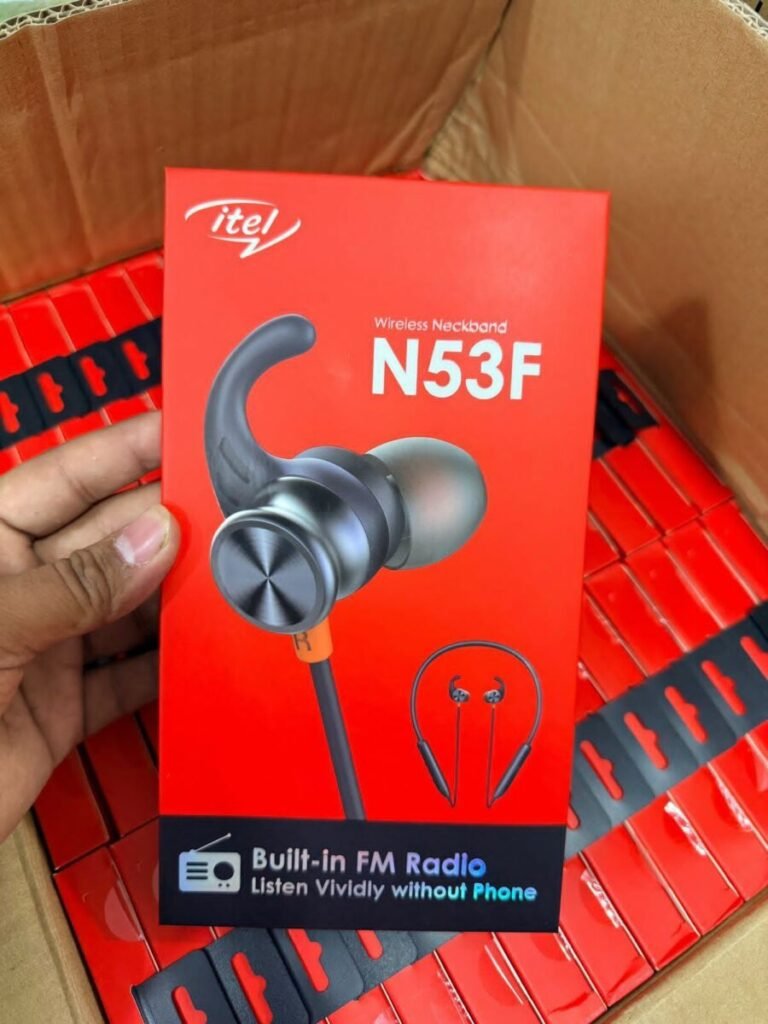 Itel N53 Neckband build in fm radio